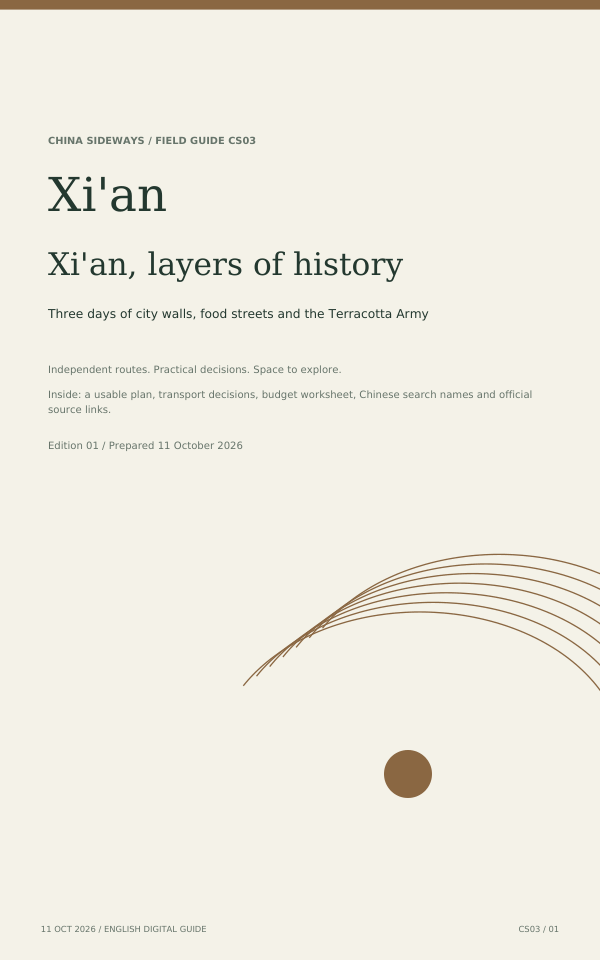 Xi'an PDF guide cover